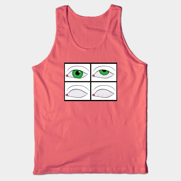 Eye Roll Extravaganza Tank Top by Fun Funky Designs